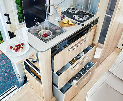 Camper Van XL cuisine